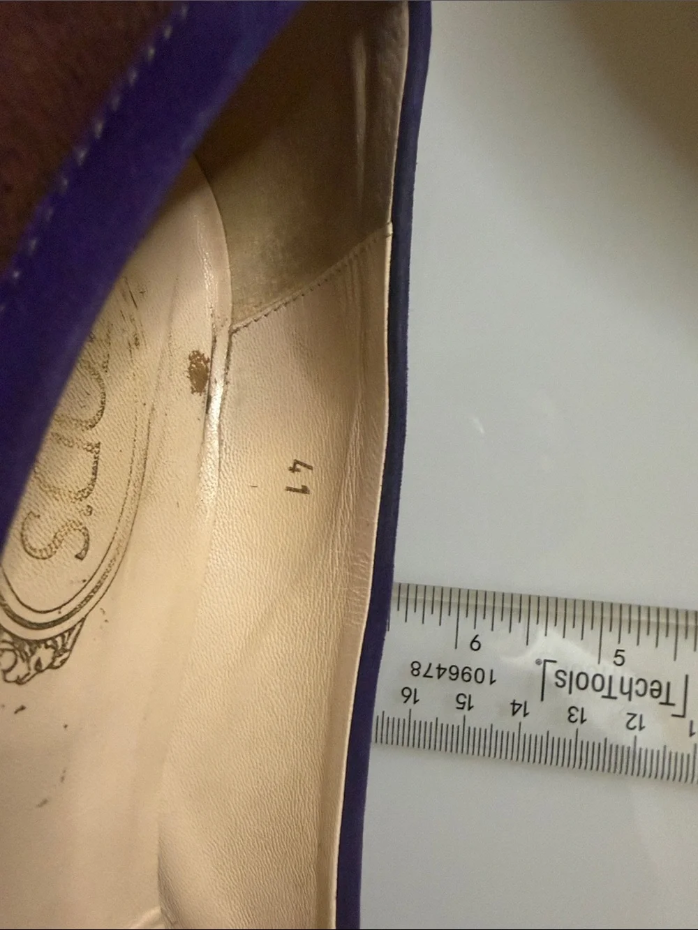 Tod's Brown Suede Heels with Purple Trim